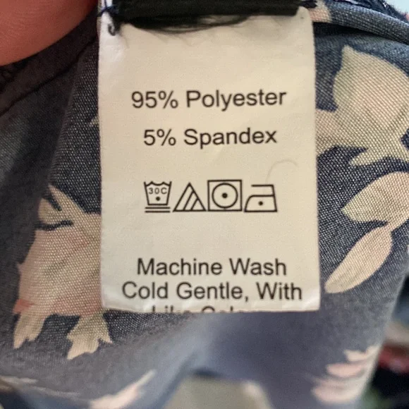 Floral Cold Shoulder Dress. Size XL - Picture 7 of 7